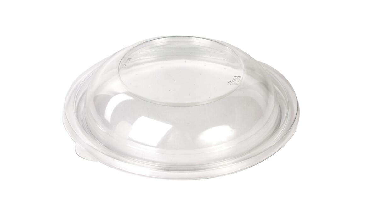 Крышка к контейнеру купол. d154хh38 мм, прозр., ПЭТ, 45 шт/упак "OSQ" Round Bowl dome lid 270 шт/кор РОССИЯ Round Bowl dome lid