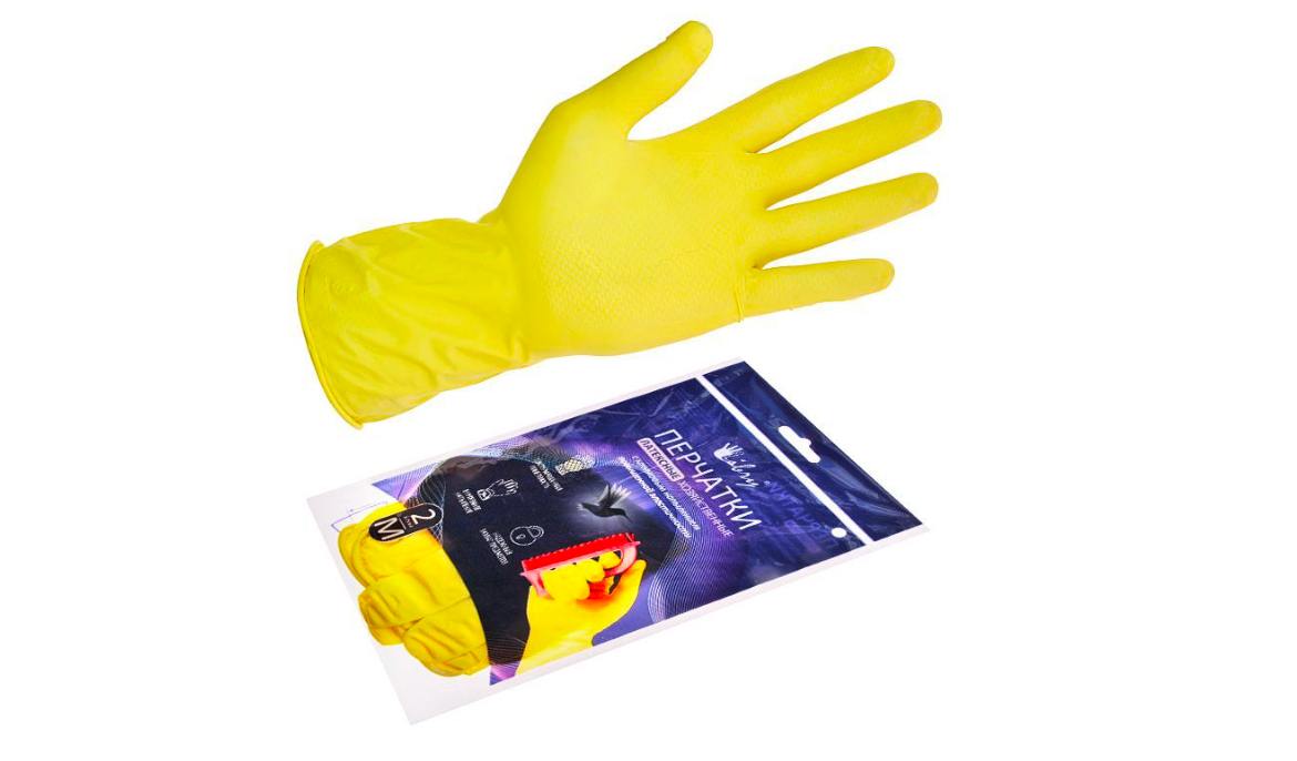 Перчатки винило-нитриловые черные S/M/L, 100шт/уп