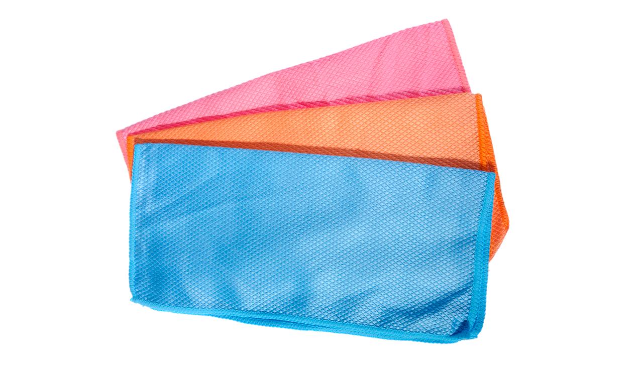 Тряпки для стекол 400x400 мм 220 гр/м2, желт., 400 шт/кор РОССИЯ 30019