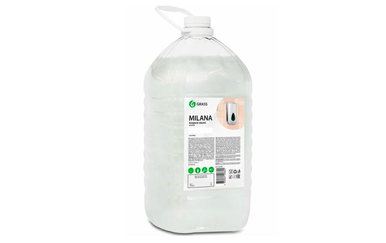 Мыло-крем жидкое "Grass" Milana
Жемчужное, канистра, 5000 мл
4 шт/кор РОССИЯ 126205